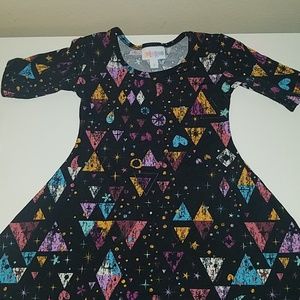 Bright patterned Adeline dress